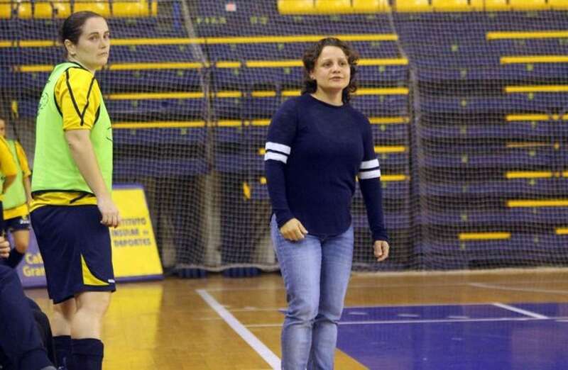 Cristina Gimeno, entrenadora del Preconte Telde (Foto TA)